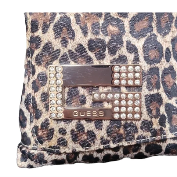 Guess Leopard Print Clutch - Picture 4 of 9